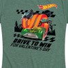 Women's - Hot Wheels - Valentine's Drive to Win Short Sleeve Graphic T-Shirt - 2 of 4