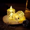 12 Pcs Flameless LED Light Candle LED Crystal Candle Light Transparent Shell Electronic Night Lamp Dating Party Holiday Home Decoration - 4 of 4
