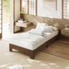 Wood Platform Bed Frame - No Box Spring Needed, 10.24" Storage Clearance, Wooden Slats, Pine/Sandalwood/Walnut Finish, Easy Assembly - 2 of 4