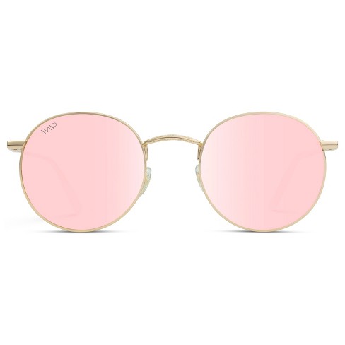 Ray ban round discount metal pink mirror