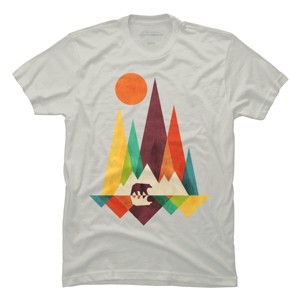 Men's Design By Humans Mountain Bear By radiomode T-Shirt - 1 of 3