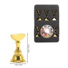 Unique Bargains Durable Nail Display Stand Colorful Gold Tone 1 Set - 4 of 4