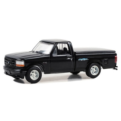1/64 1994 Ford F-150 SVT Lightning with Tonneau Bed Cover, Black Hobby GLT30469