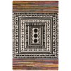 Unique Loom Chindi Cotton Collection Area Rug - Avani (6' 1" x 9' Rectangle Multi/Black) - 2 of 4