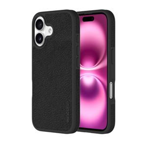 Incase ICON Apple iPhone 16 Case - Obsidian Pebbled Leather - 1 of 4