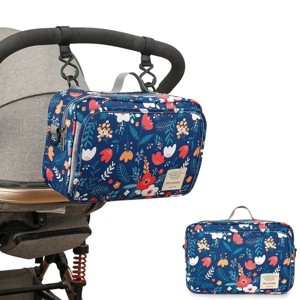 Waterproof baby print stroller bag storage hanging bag diaper bag mother and baby mommy bag - 1 of 4