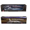 Peterbilt 389 with 48" Mid-Roof Sleeper & Talbert Traveling Axle Trailer Rich Blue & Silver 1/64 Diecast Model by DCP/First Gear - 3 of 3