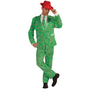 Forum Men's Candy Cane Suit Costume - 1 of 1