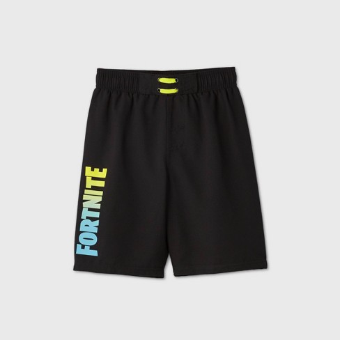 Fortnite Boys Bathing Suit Boys Fortnite Swim Trunks Black Target