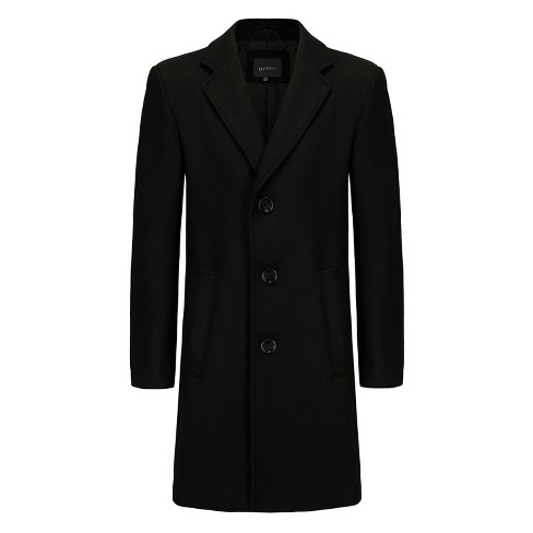 Notch collar wool coat hotsell