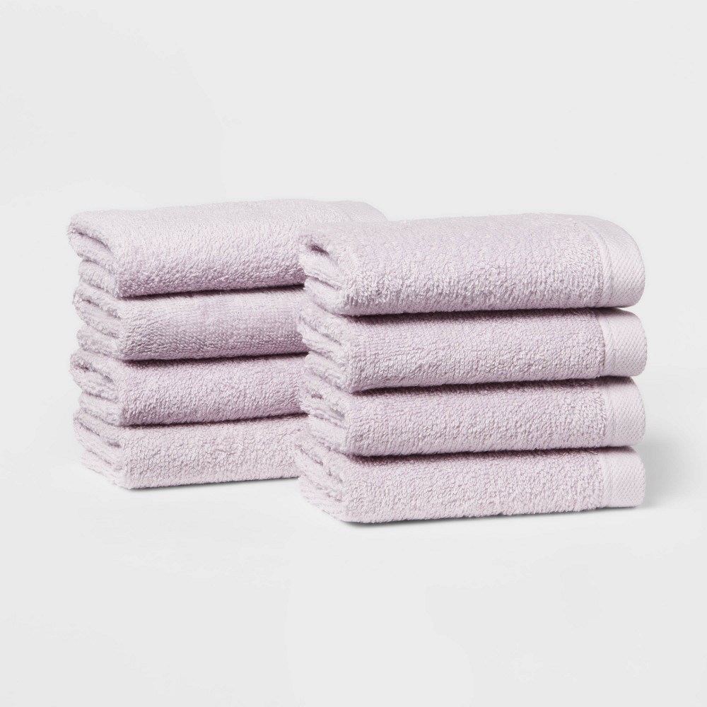 8pc Antimicrobial Towel Sets Lavender - Room Essentials™