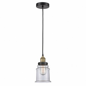 Canton - 1 Light Mini Pendant In Industrial Style-11 Inches Tall and 6 Inches Wide - 1 of 1