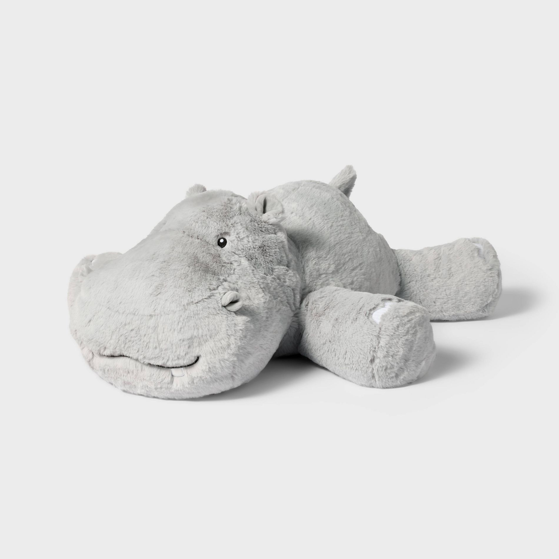 23" Jumbo Hippo Stuffed Animal - Gigglescape™