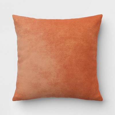 Velvet Solid Square Outdoor Throw Pillow - Threshold™