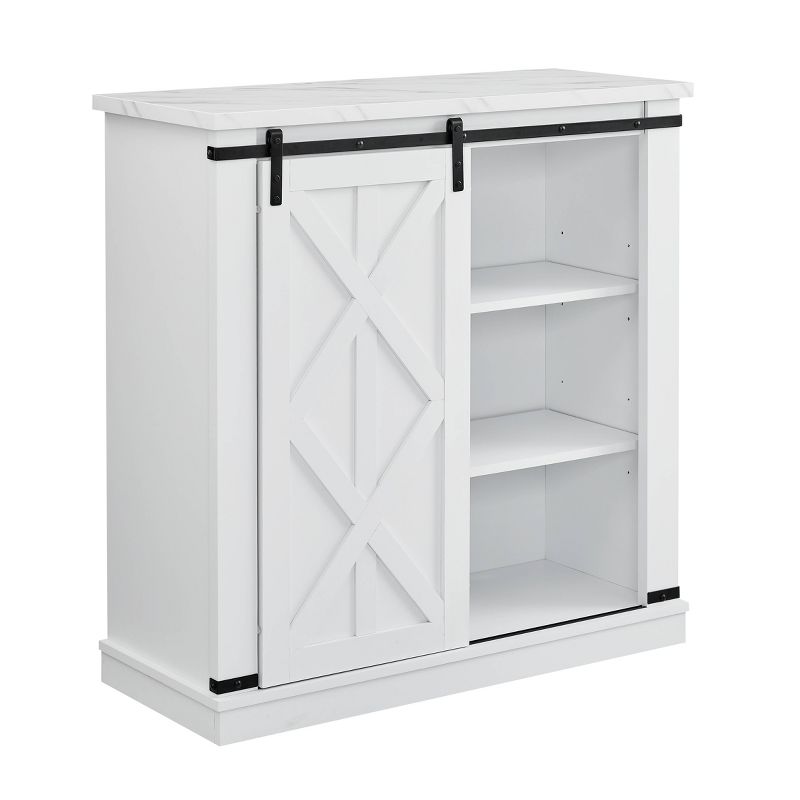 37&#34; Buffet Bar Cabinet White - Home Essentials, 6 of 12