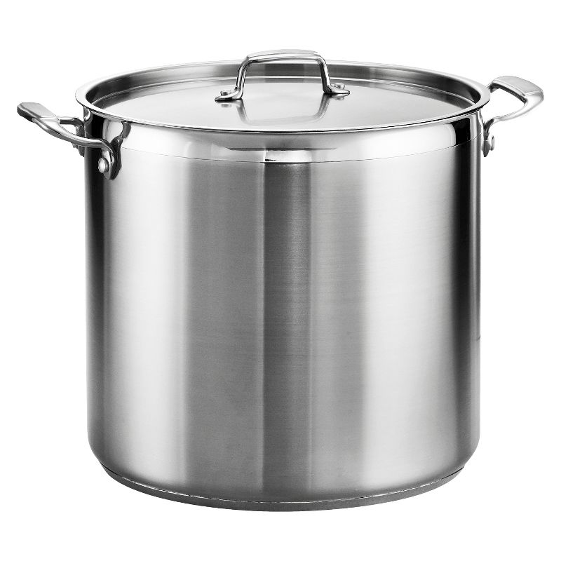 Tramontina Gourmet Induction 24 qt. Covered Stock Pot, 1 of 8