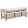 Kobutsu Storage Bench Storage Bench - White - Safavieh - 2 of 4