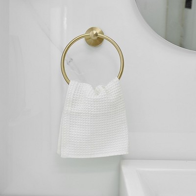 Brushed Gold 5-Piece Stainless Steel Bathroom Hardware Set