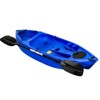 Fishing Kayaks, 12.4FT Sit on Top Kayak for 2 Person Adults with Paddle,Comfortable Seat, Capacity of 661LBS, Hard Shell  Ocean Kayak Boat - 3 of 4