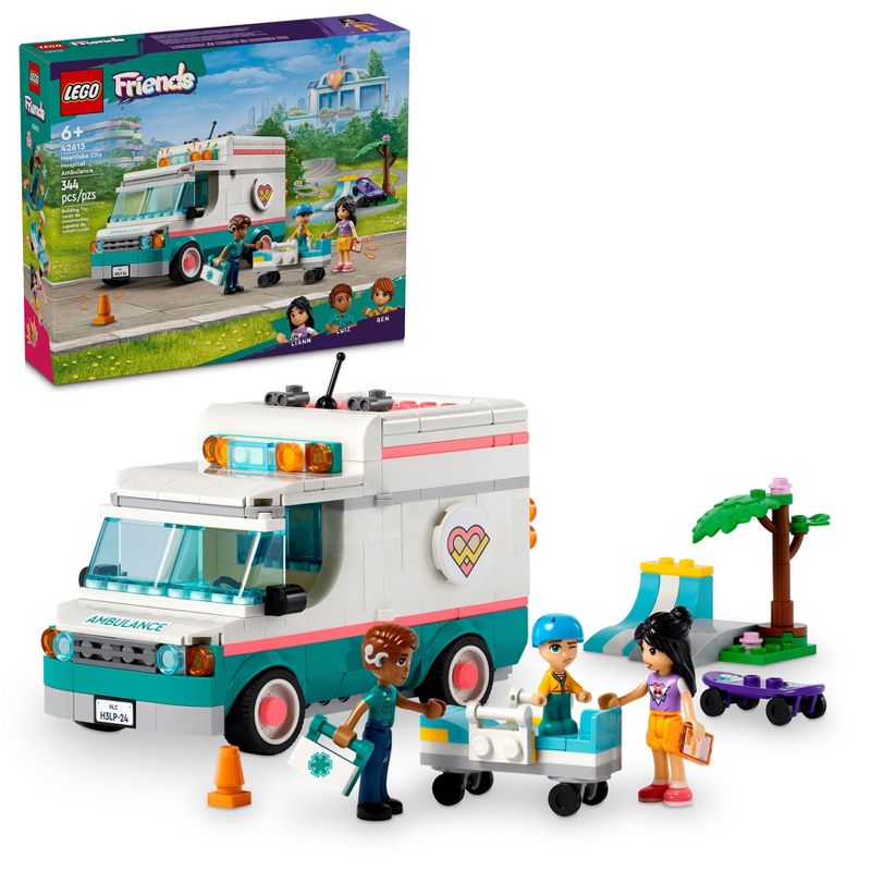 LEGO Friends Heartlake City Hospital Ambulance 42613, 1 of 7