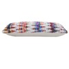 20" X 20" White Red Green Blue Yellow And Orange 100% Cotton Geometric Zippered Pillow - 4 of 4