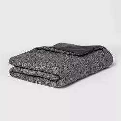 50"x70" 12lbs Weighted Throw Blanket with Removable Cover Heather Gray - Room Essentials™