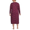 Lands' End Women's Cotton Long Sleeve Midcalf Nightgown - 2 of 3