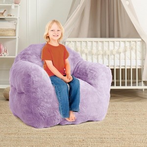 Coucheta Large Bean Bag Chairs for Adults, High-Density Foam Filled Oversized Bean Bag Floor Sofa Living Room Lounge Chairs for Sleeping Reading - 1 of 4