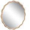 CAVINAS Wave Wall Mirror,HD Anti-Fog Bathroom Mirror with Wood Frame,Multi-Scene Vanity Mirror for Living Room, Bedroom,Entrance - 3 of 4