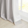 PAGED Faux Silk Blackout Curtains for Bedroom,Window Curtain Panel with Twisted Tab Top,Lined,Curtains for Living Room,Machine Washable - 4 of 4