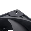 SilverStone Technology   VISTA 140 140x140x25mmBlack PBT fan blade black PBT fan frame HDB bearing 1600RPM 4pin-PWM 500mm cable - 3 of 4
