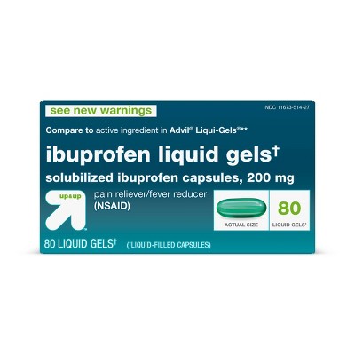 Ibuprofen (nsaid) Pain Reliever & Fever Reducer Softgels - 80ct - Up