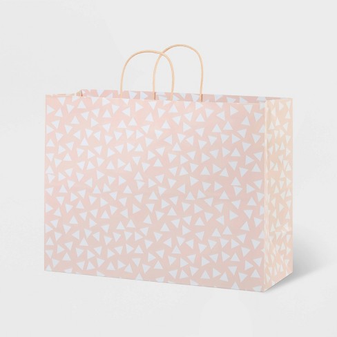 Light Pink White Large Polka Dots Wrapping Paper