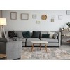Rug Branch Contemporary Distressed, Organic Cream Indoor Area Rug - 2 of 4