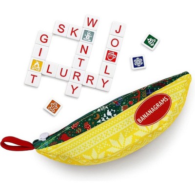 Bananagrams Winter Wonderland Edition Word Game with Festive Tiles