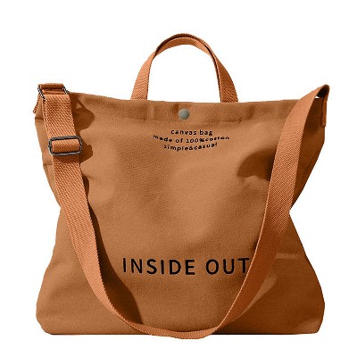 Tote Bag for Girls - Women Canvas Tote Handbags Casual Shoulder Work Bag Crossbody Top Handle Bag Cross-body Handbags, Large Capacity Shopping Bags