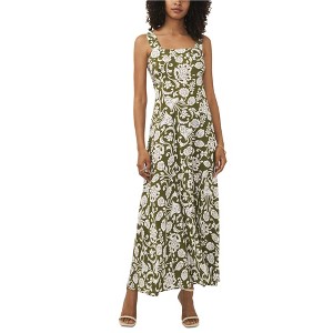 Vince Camuto Womens Ruched Back Floral Tank Dress - 1 of 1