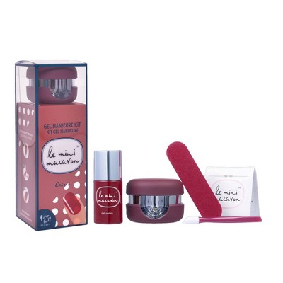 Le Mini Macaron Mini Gel Nail Polish Kit - Cassis - 5ct