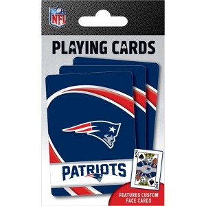 MasterPieces Officially Licensed NFL New England Patriots Playing Cards - 54 Card Deck for Adults - 1 of 4