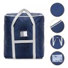 REGALWOVEN Clothing Comforter Closet Organizers Storage Bags with Handles - 3 of 4