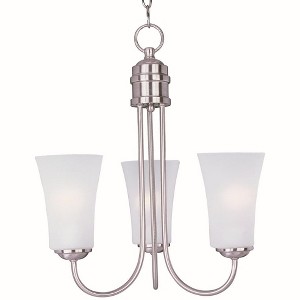 Maxim Lighting Logan 3 - Light Chandelier in  Satin Nickel - 1 of 1