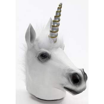 Forum Novelties Latex Animal Costume Mask Adult: Unicorn