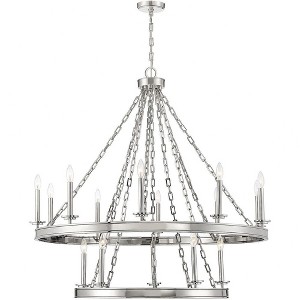 Savoy House Seville 5 - Light Chandelier in  Polished Nickel - 1 of 4