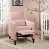 GDFStudio Alscot Contemporary Fabric Pushback Recliner with Nailhead Accents - 2 of 4