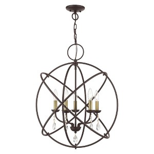 Livex Lighting Aria 5 - Light Chandelier in  Bronze - 1 of 2
