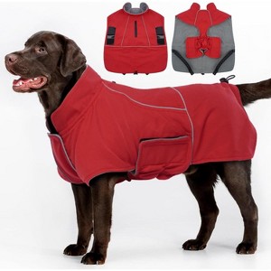 Dog Waterproof Jacket Warm Dog Jacket, Dog Jacket for Hiking Camping, Jacket for Dog,Dog Coats for Schnauzer, Jack Russell Terrier - 1 of 4