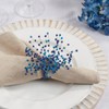 Saro Lifestyle Beaded Burst Spray Napkin Ring (Set of 4) - 3 of 3