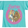 Girls' - Barbie - Barbie And Horse Fitted Short Sleeve Graphic T-Shirt - 2 of 4