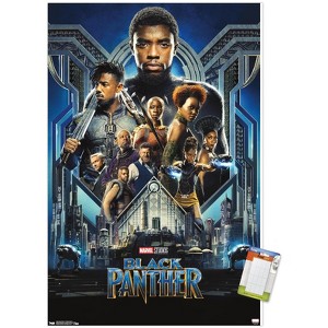 Trends International Marvel Cinematic Universe - Black Panther - Group One Sheet Unframed Wall Poster Prints - 1 of 4