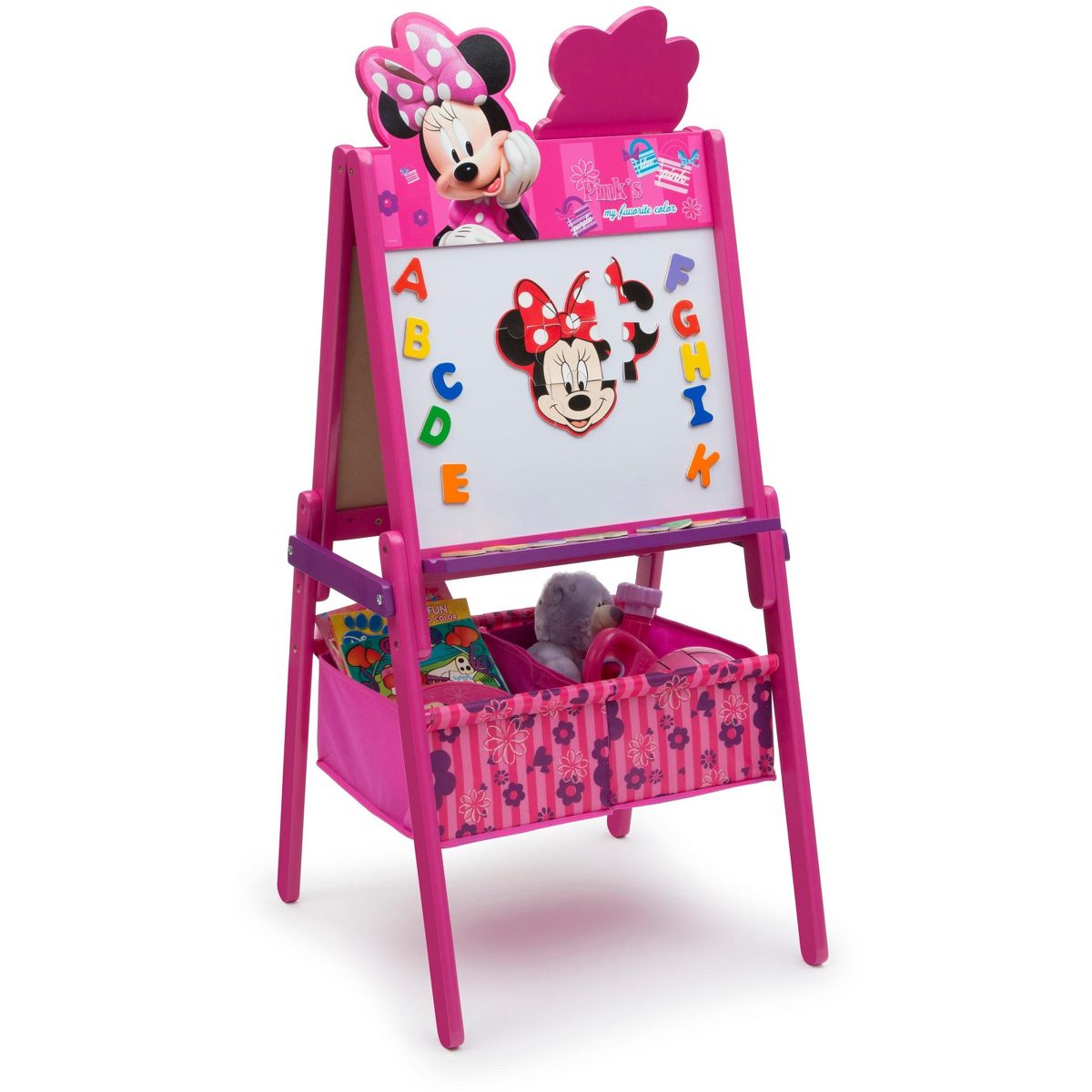 Delta Children Minnie Mouse Kids Double-Sided Easel - thumbnail 6